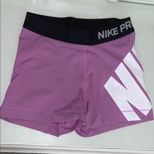 Women’s Nike Pro Shorts - Lilac